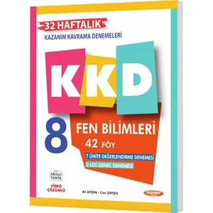 Kurmay Yayınları KKD 8 Fen Bilimleri Deneme
