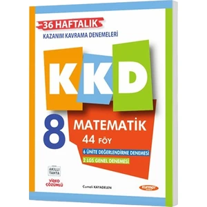 Kurmay Yayınları KKD 8 Matematik Deneme