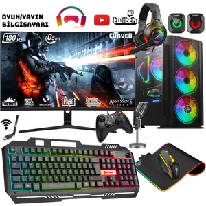 XGEN40 I7 12700F 12.nesil 32GB 1tb Nvme M.2 SSD RTX4060 27" 165Hz Curved Oyuncu Bilgisayarı