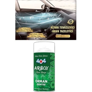 404 Kimya Klima Fresh Temizleyici Klima Bombası Koku Giderici Bomba Orman Esintisi