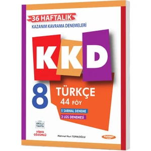 Kurmay Yayınları KKD 8 Türkçe Deneme