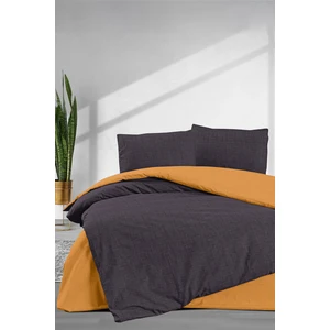 Simple Fitted Çift Kişilik Nevresim Takımı 4 Parça Sarı