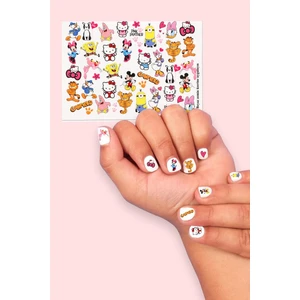 Le Mabelle Hello Kity Kız Çocuk Tırnak Sticker