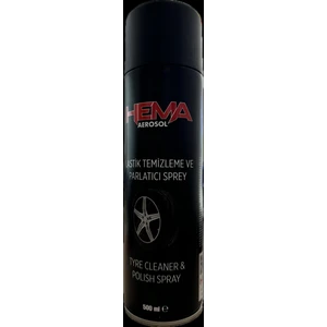 Hema Lastik Temizleme ve Parlatıcı Sprey 500ML.