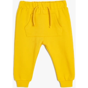 Basic Jogger Eşofman Altı Kanguru Cepli Beli Bağlamalı