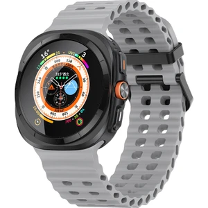 Samsung Galaxy Watch Ultra 47MM Için Ocean Silikon Kayış (Yurt Dışından)