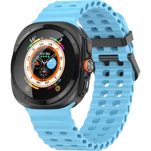 Samsung Galaxy Watch Ultra 47MM Için Ocean Silikon Kayış (Yurt Dışından)