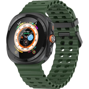 Samsung Galaxy Watch Ultra 47MM Için Ocean Silikon Kayış (Yurt Dışından)