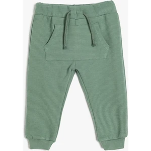 Basic Jogger Eşofman Altı Kanguru Cepli Beli Bağlamalı