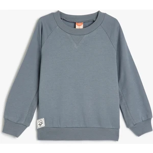 Basic Sweat Uzun Kollu Şardonlu Pamuklu