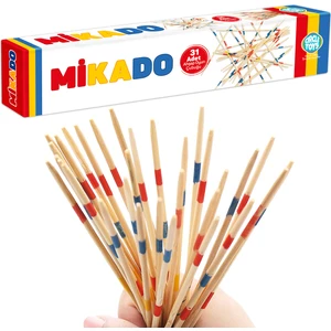 Circle Toys Mikado Spiel Çubukları Zeka ve Beceri Eğitici Ahşap Oyun
