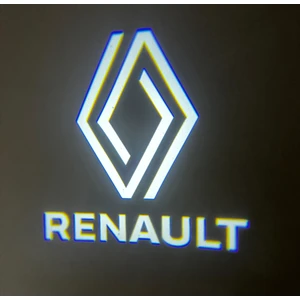 Yeni Renault Araçlar Için Mesafe Sensörlü  Fotoselli Pilli Yapıştırmalı Kapı Altı LED Logo