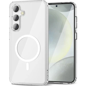 Samsung Galaxy S24 Plus Magsafe Uyumlu Şeffaf Telefon Kılıfı