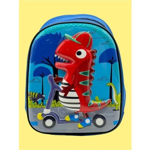 Erkek Çocuk Anaokulu Kreş 5d Kabartmalı Dino Dinazor Desenli 2-6 Yaş Okul Çantası