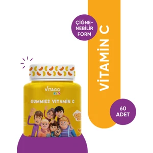 Kids Gummies Vitamin C İçeren Çiğnenebilir Form Takviye Edici Gıda