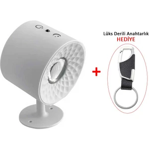 LED Rgb Çift Taraflı Şarjlı Kumandalı Duvar Aplik Aydınlatması Beyaz