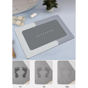 Bune Box Banyo Paspası Kaymaz Tabanlı Su Emici Yapı 40X60CM Dikdörtgen 1 Adet