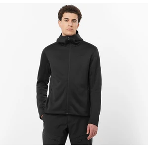 Essential Erkek Kapüşonlu Polar - Siyah