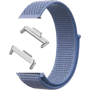 Huawei Watch Fit 3 Uyumlu Hasır Kumaş Cırtlı Kordon Kayış