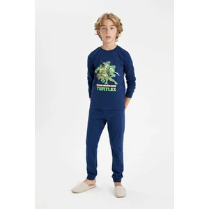 Erkek Çocuk Pijama Takım Teenage Mutant Ninja Turtles Uzun Kollu Üst Uzun Alt D6324A824AU