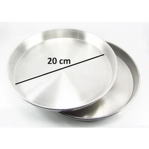 Alüminyum Fırın Tepsi Iç Çap: 20 cm Derinlik: 4,5 cm