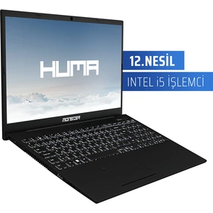 HUMA H5 V4.1.1 Black Intel Core i5 1235U 16 GB RAM 1 TB SSD Windows 11 15,6" FHD 120 Hz Taşınabilir Bilgisayar