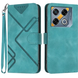 PLZ Shop Infinix Gt 20 Pro Için Çizgi Desenli Pu Kılıf (Yurt Dışından)