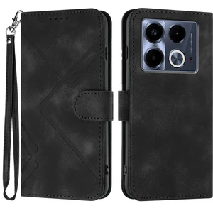 PLZ Shop Infinix Note 40 4g Için Çizgi Desenli Pu Kılıf (Yurt Dışından)