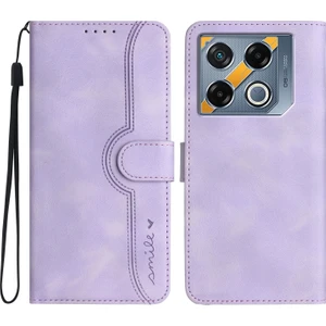 PLZ Shop Infinix Gt 20 Pro Için Kalp Desenli Deri Kılıf (Yurt Dışından)