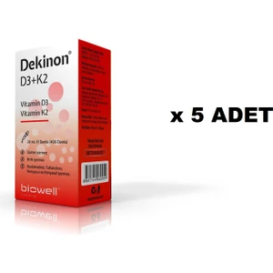 Dekinon D3 K2 Vitamini Damla 20 Ml X 5 Adet