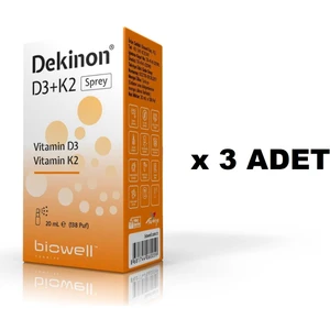 Dekinon D3 K2 Sprey 20 Ml 130 Puf X 3 Adet