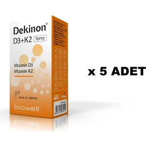 Dekinon D3 K2 Sprey 20 Ml 130 Puf X 5 Adet