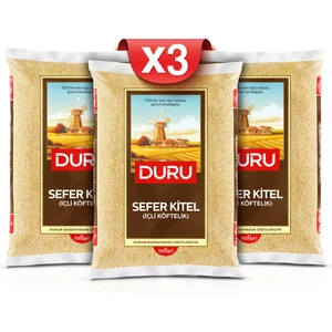 3'lü Sefer Kitel Bulgur (Içli Köftelik ) 1 kg x 3