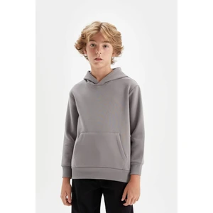 Erkek Çocuk Cepli Kapüşonlu Okul Sweatshirt C7565A824AU
