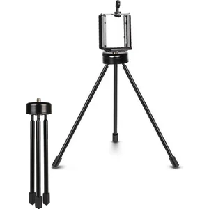 The Wlue 15 cm Metal Teipod Telefon Tutucu Kamera Için Mini Tripod Selfie Çubuğu Ayağı Stand