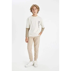 Erkek Çocuk Beli Paçası Lastikli Cepli Jogger Okul Eşofman Altı W0773A624AU