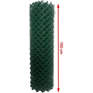 Cihan Çit Pvc Kaplı Örgü Tel Bahçe Çiti - 3,00 mm Kalınlık 85 x 85 Göz Aralığı L:10 Metre