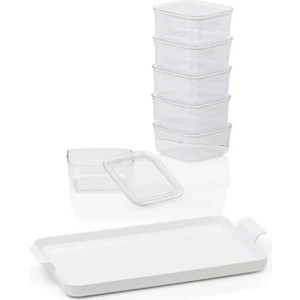 Kahvaltılık Saklama Kabı 0,25 Ml Vakum Kapaklı 6'Lı Erzak Kuru Gıda Saklama Kabı