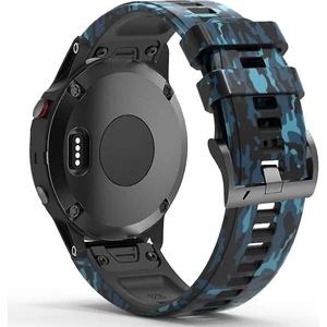 Garmin Quatix 5 (22MM) Kamuflaj Silikon Saat Kordonu