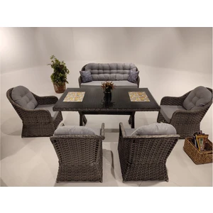 Divona Home Ada Rattan Bahçe Balkon Masa Takımı