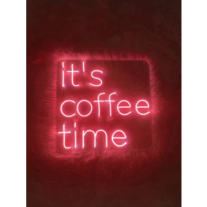 Its Coffe Time Kahve Kafe Neon Led Tabela(50x50cm)