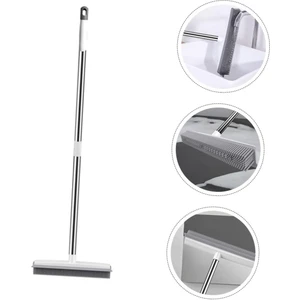 Teleskopik Saplı Kauçuk Zemin Çekpas Fırçası – Evcil Hayvan Tüyleri Için Etkili Temizlik