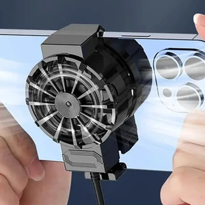 The Wlue Kablolu Klipsli Cep Telefonu Güçlü Soğutma Fanı Telefon Hava Soğutucu