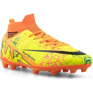 Air Laliga Krampon Çoraplı - Beyaz/altın/desenli