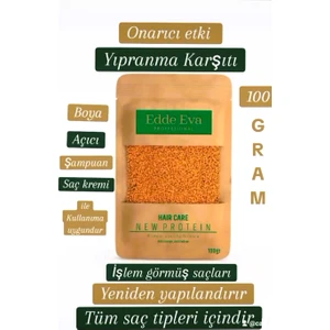 Edde Eva Saç Bakım Proteini Besleyici Toz Formda 100 Gram Tüm Saçlar İçin Özel