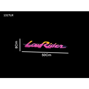 1AD Yapıştırma Lourider Yazı Sticker Ön Cam Arka Cam Araç Yanlarına Combi Bagajlara Vs... Uygulanır