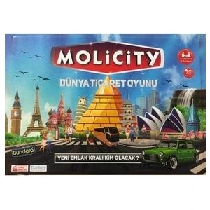 Emlak Ticaret Oyunu Molipoly Molicity Monopoly Monopoli Metropol Mega City Aile Oyunu Yeni Model