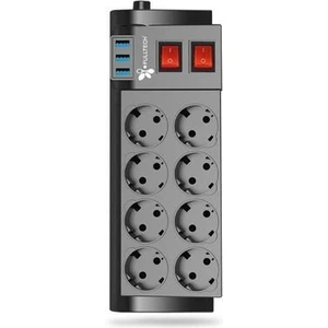 Blic Fulltech 8'li Termal Akım Korumalı Priz 3 USB Li - Çocuk Korumalı