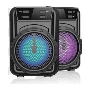 Işıklı Kablosuz Hoparlör Bluetooth Speaker Ses Bombası Mini LED Işıklı Fmradyo/sdkart/usb