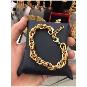 Yıldız Gold İmitasyon 22 Ayar Altın Kaplama Samanyolu Bileklik